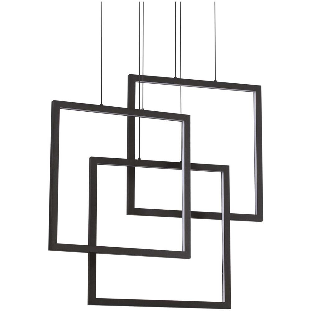 Frame Sp Quadrato Nero Lampada Sospensione - 269375 - Foto 2