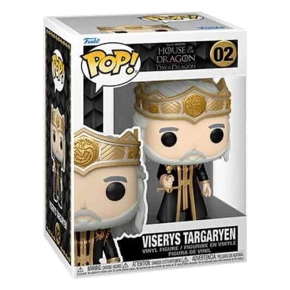 House Of The Dragon Pop! Television Vinyl Figure Viserys Targaryen 9 Cm - Foto 2