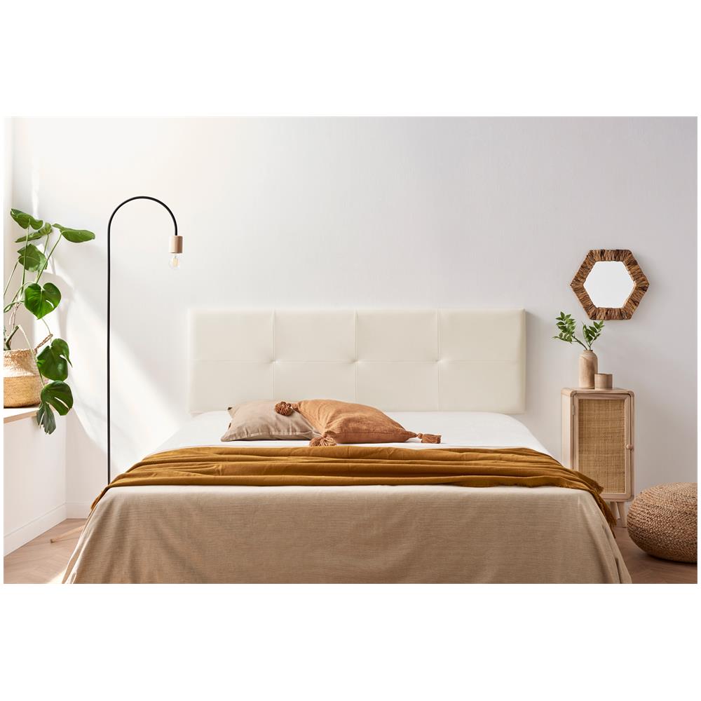 Testiera Imbottita Altea Similpelle 115x50x5 Cm - - Foto 4