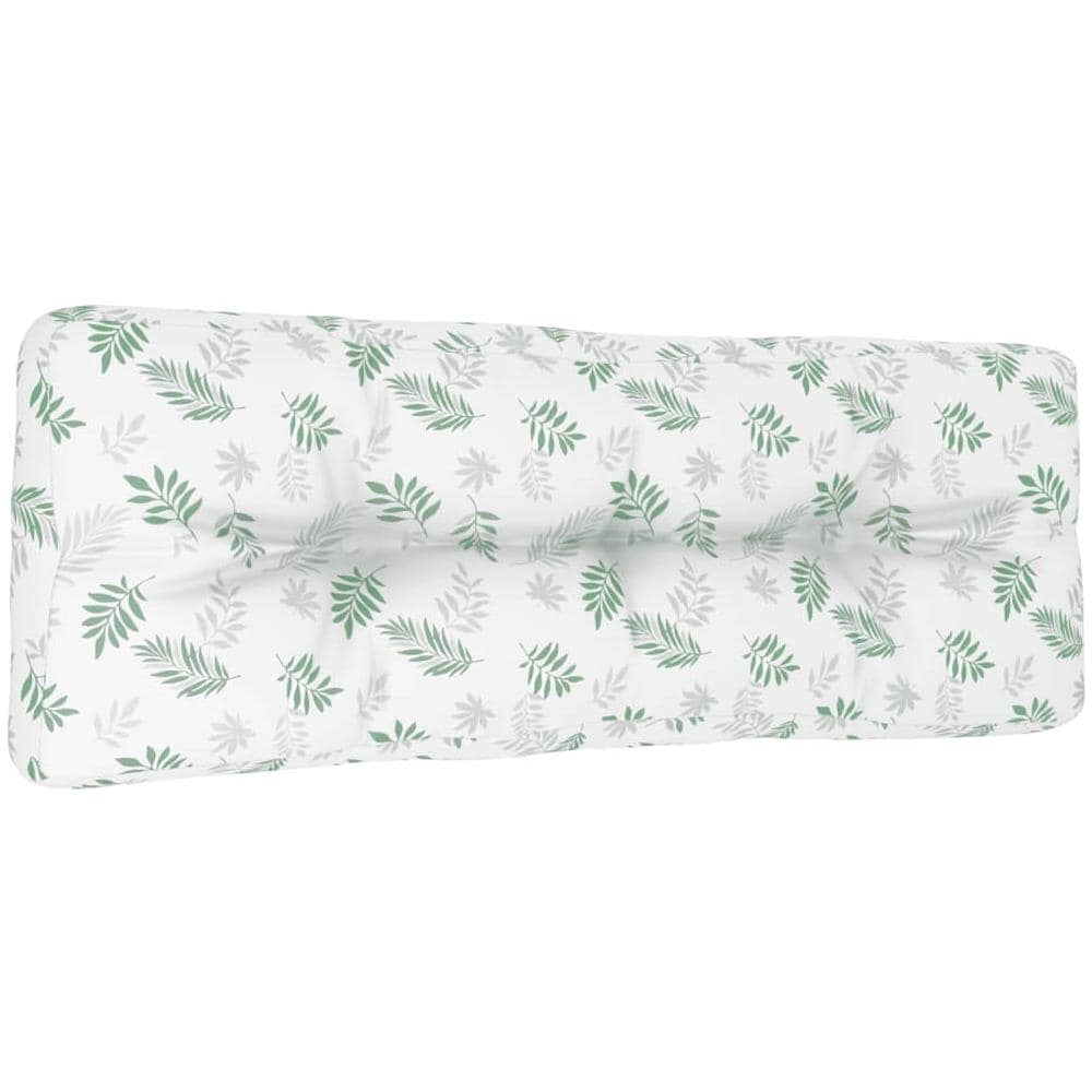 Cuscino Divano Pallet Motivo A Foglie 120x40x12 Cm Tessuto - Foto 2