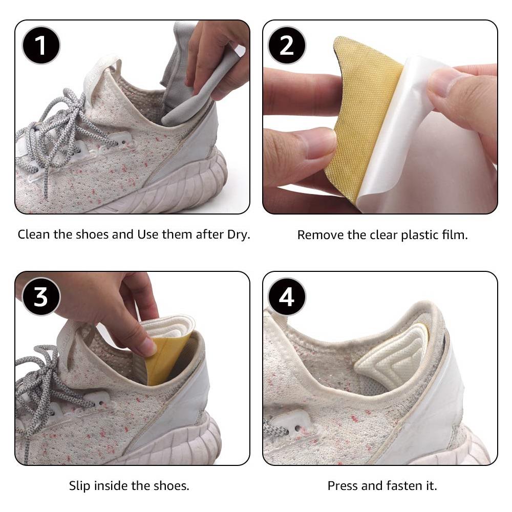 Protezione Tallone/inserti Per Scarpe 3 Paia Black 5 Mm - Foto 7