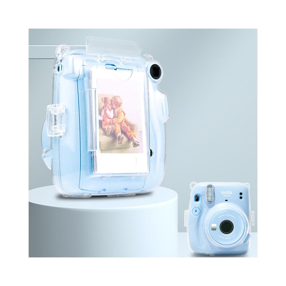 Custodia Per Fotocamera Con Slot Per Foto Trasparente Fujifilm Instax Mini 11 - Foto 2