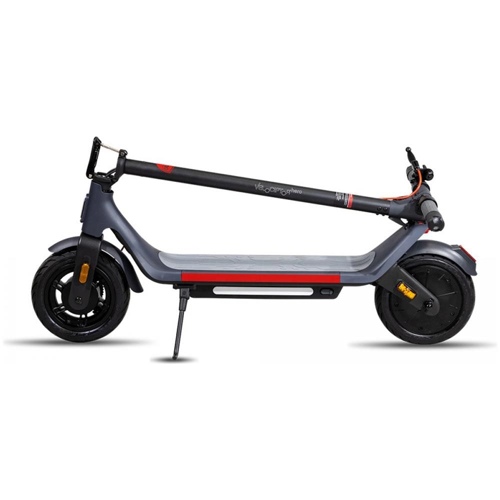 Monopattino Elettrico Velociptor Hero con Ruote 10" Autonomia 30 km Velocità Max 25 km /h Indicatori di Direzione Colore Nero - Foto 2