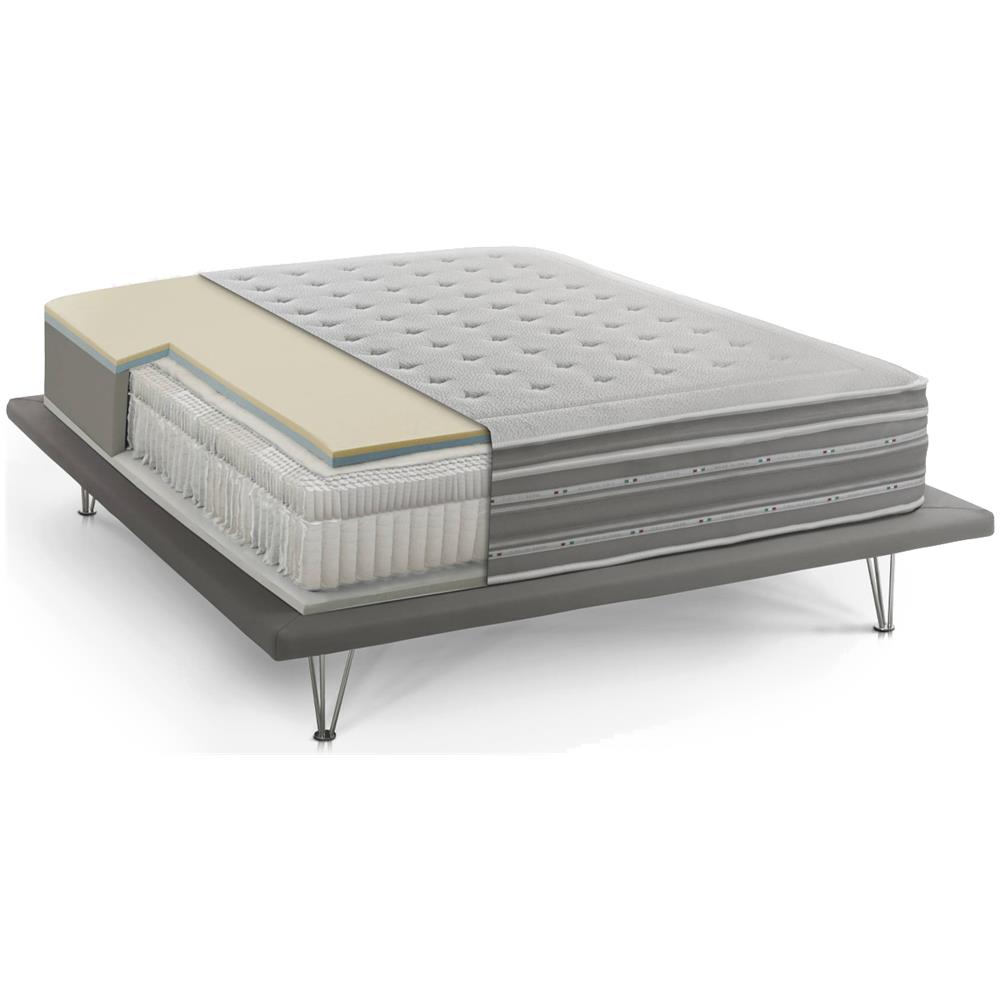 Materasso Singolo Tamara, Ortopedico In Memory Foam E Micromolle Insacchettate, 100% Made In Italy, Anti Acaro E Anallergico, Cm 80x190h37 - Foto 2