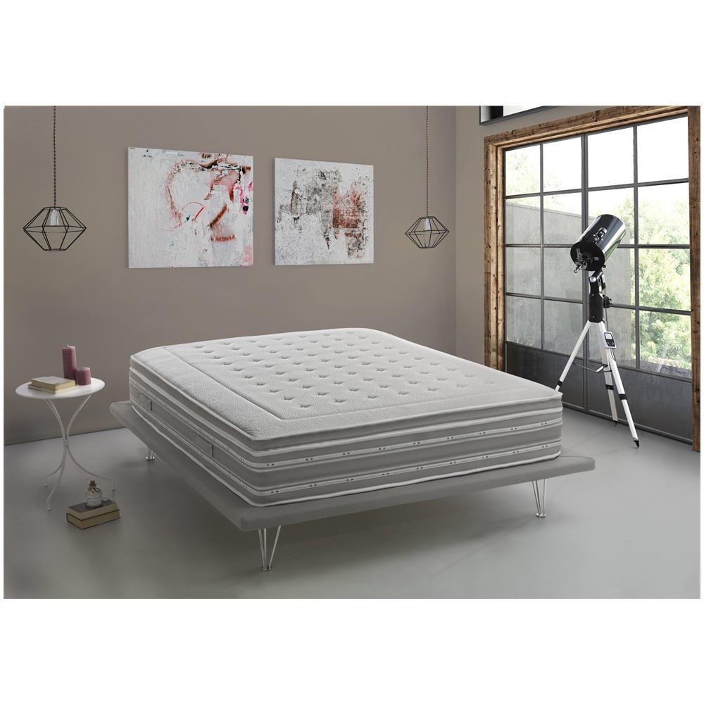 Materasso Singolo Tamara, Ortopedico In Memory Foam E Micromolle Insacchettate, 100% Made In Italy, Anti Acaro E Anallergico, Cm 80x190h37 - Foto 4