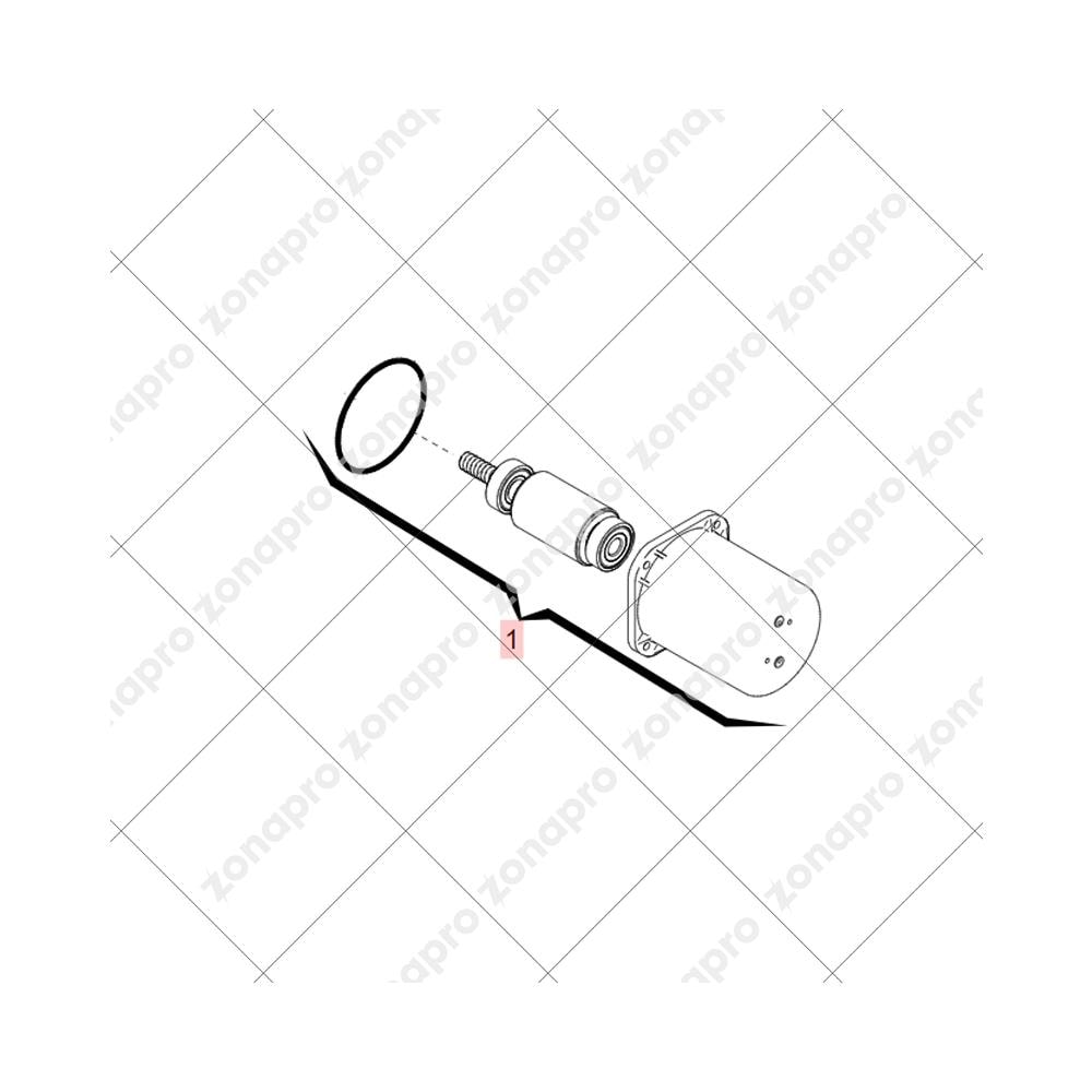 Motore Elettrico Per 770 Roller 24v Ricambio Genius 770770 - Foto 1