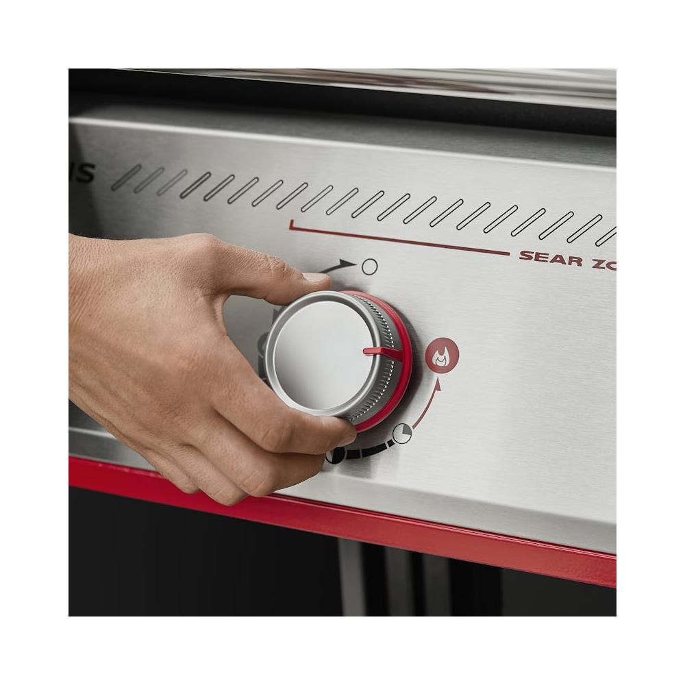 E-425W Barbecue Carrello GPL Nero, Acciaio inox 16890 W - Foto 2