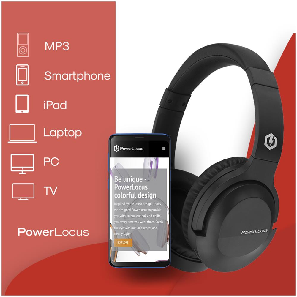 P4 Cuffie Bluetooth, Nero - Foto 2
