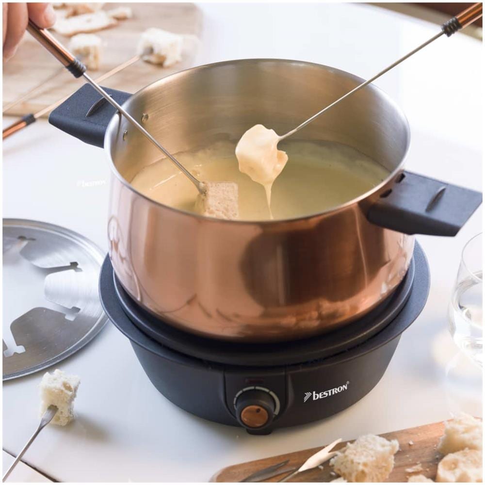Set Da Fonduta Afd850co 1500w 1,5l Rame - Foto 2