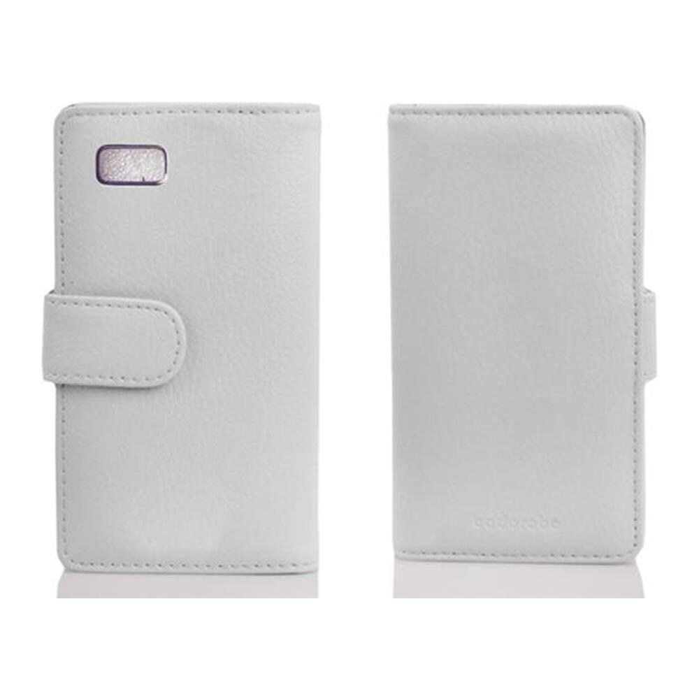Custodia Compatibile Con Htc Desire 600 In Magnesio Bianco - Coperchio Protettivo In Ecopelle Testurizzata E Tasca Per Carte Di Credito - Foto 4