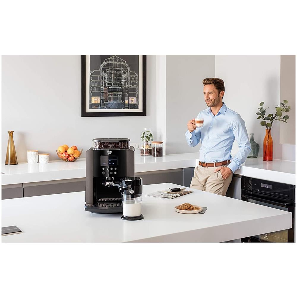 Quattro Force Macchina da Caffè Espresso Automatica Potenza 1450 Watt Capacità 1.7 Litri Colore Nero - Foto 8