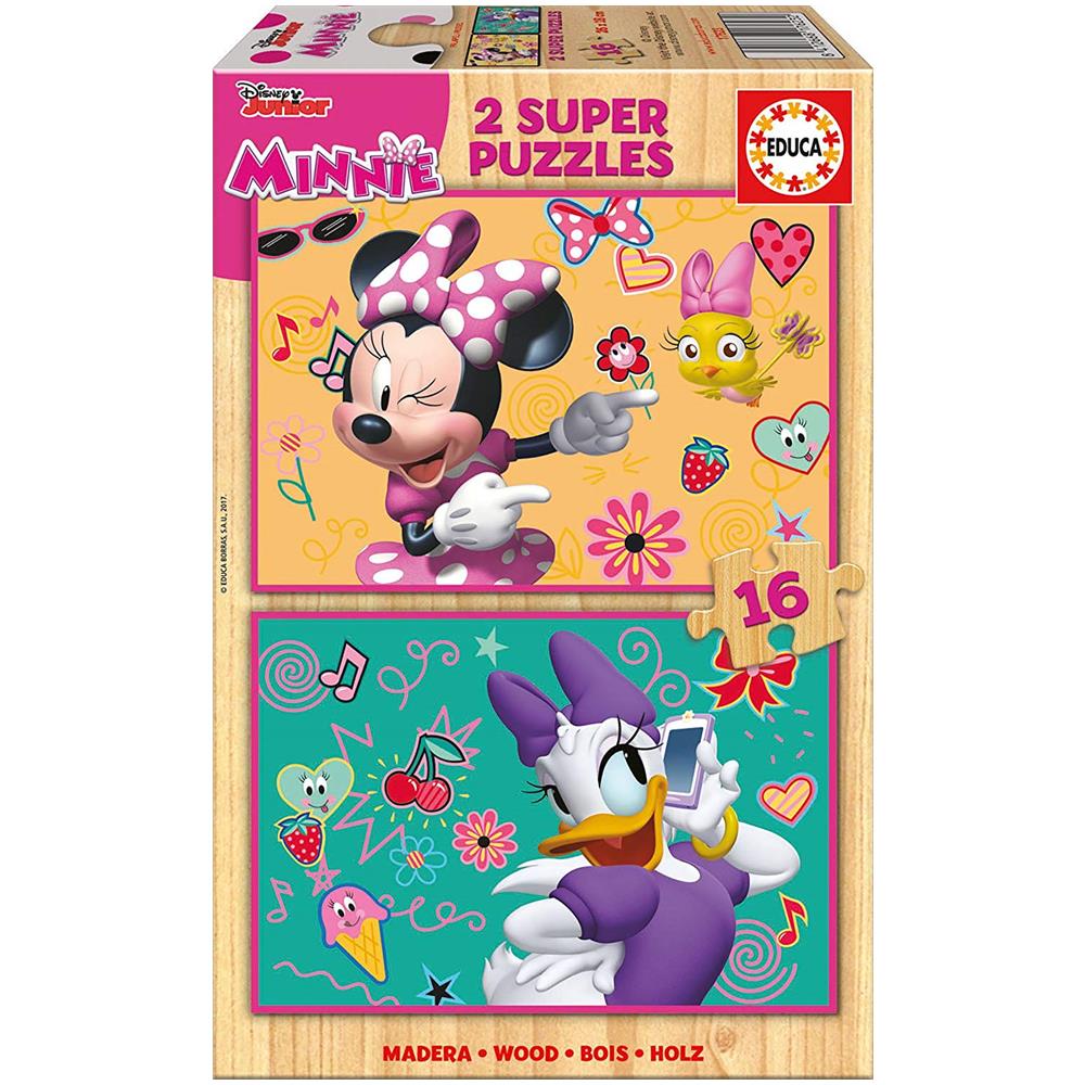 Puzzle Legno 2x16 Minnie Happy Helpers - Foto 1