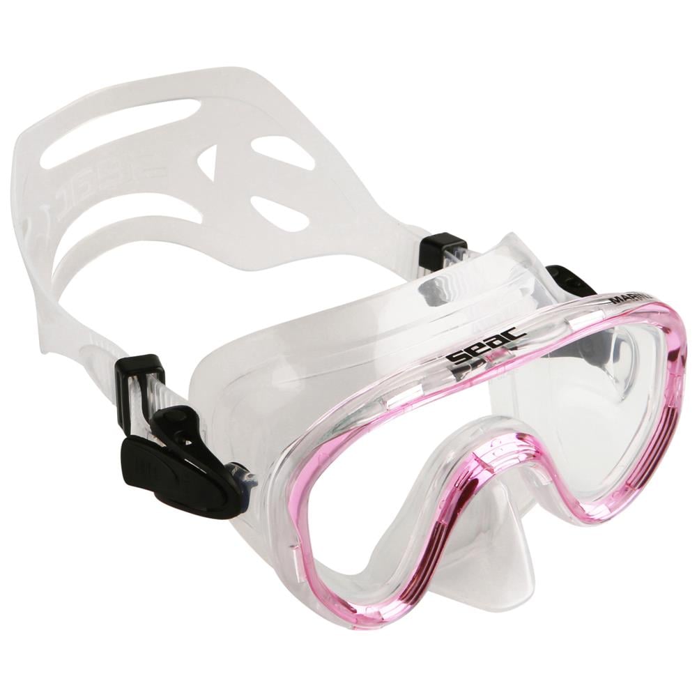 Maschera Marina Trasparente Trasparente / rosa - Foto 1