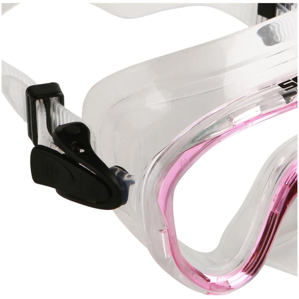Maschera Marina Trasparente Trasparente / rosa - Foto 3