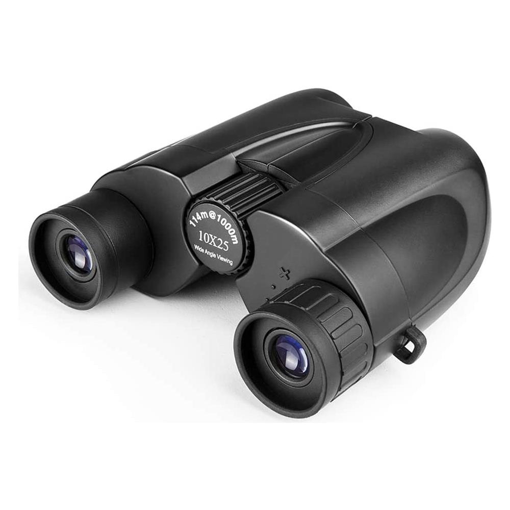 Binocolo Compatto Aurosports 10x25 | Per Bird Watching E Sport | Leggero, Visione Debole Luce, Per Adulti E Bambini