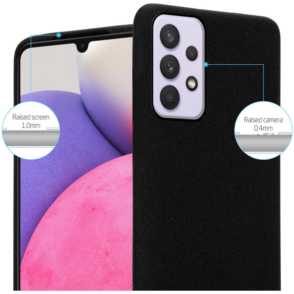 Custodia Compatibile Con Samsung Galaxy A33 5g In Frost Nero - Coperchio Protettivo In Silicone Tpu Flessibile - Foto 2