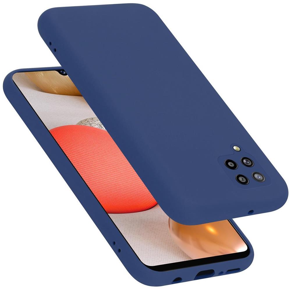 Custodia Compatibile Con Samsung Galaxy A42 In Liquid Blu - Coperchio Protettivo In Silicone Tpu Flessibile - Foto 1