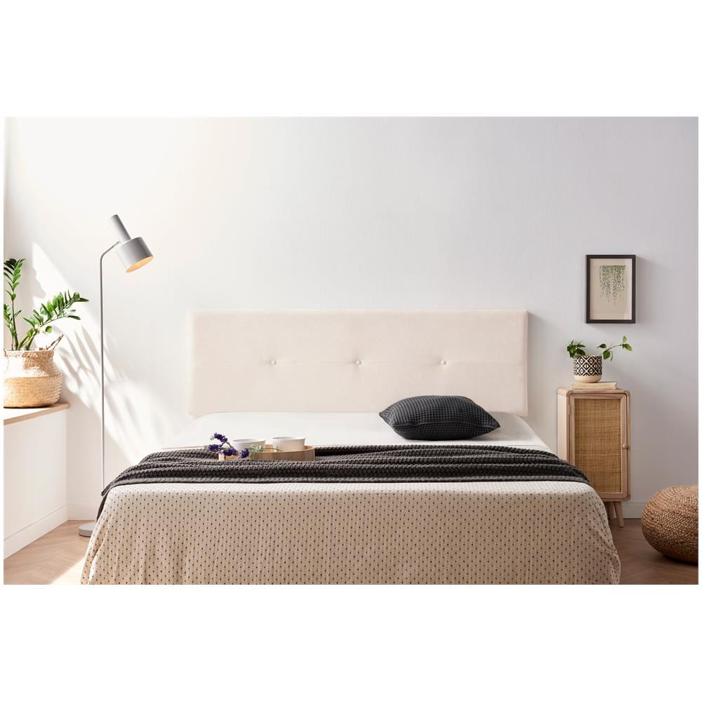 Testiera Imbottita Napoli Acualine 130x50x5 Cm - Moonia - Foto 4