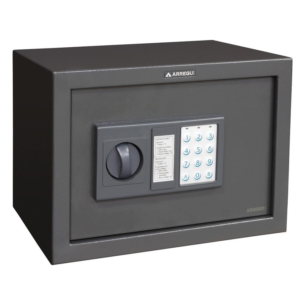 Arregui - Cassaforte Mobile Con Serratura Elettronica 25x35x25cm - Colore Grigio Scuro - Foto 1