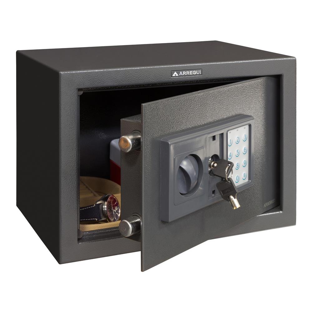 Arregui - Cassaforte Mobile Con Serratura Elettronica 25x35x25cm - Colore Grigio Scuro - Foto 2