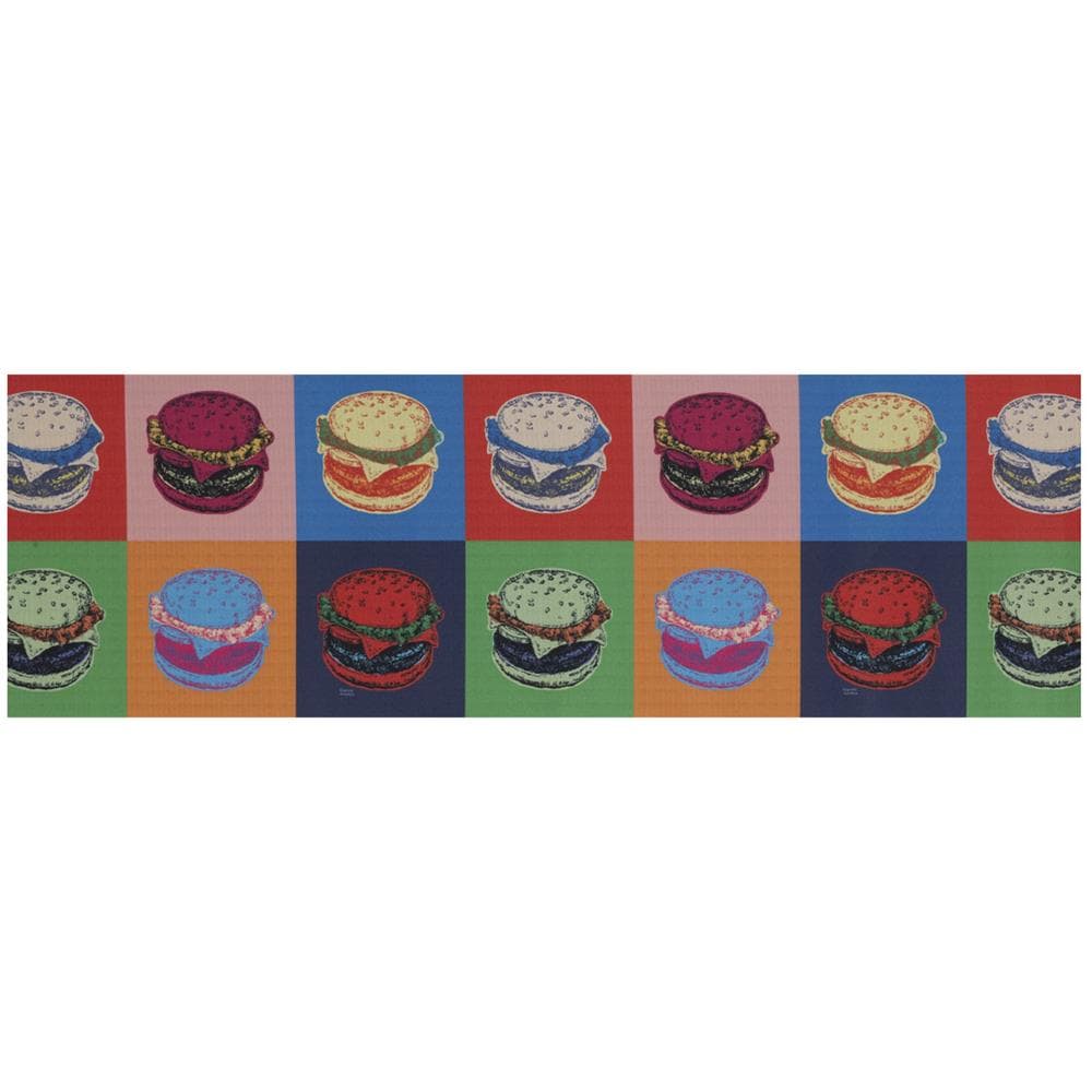 Tappeto Passatoia Cucina Antiscivolo Stampa Digitale Sprinty Disegno Pop Art 52x180 Pop Art - Foto 1