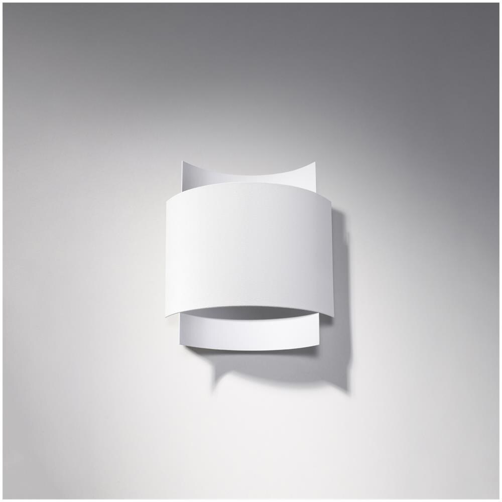 Lampada A Parete Impact Bianco Sl. 0857 - Industriale Lampade Da Parete Bianco 23x22x11 Cm - Foto 2