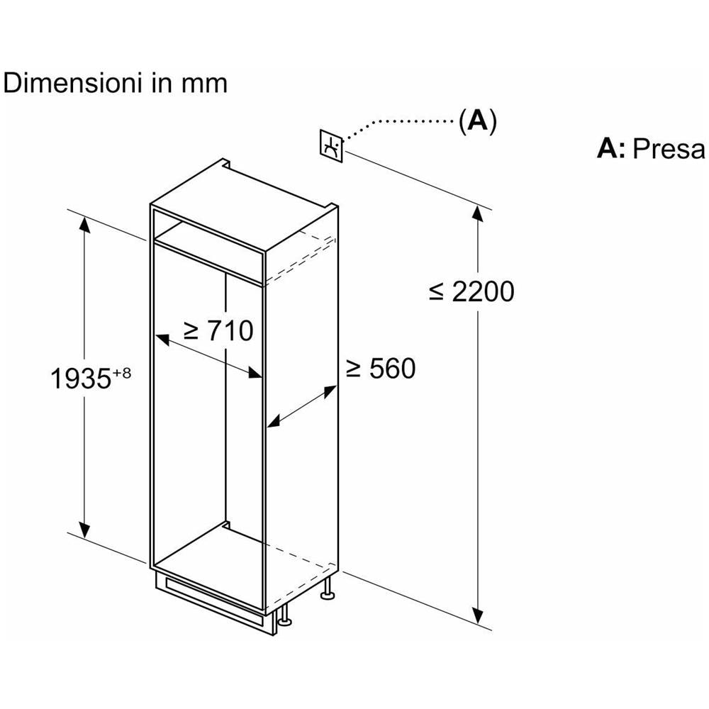 Frigorifero Combinato da Incasso Serie 2 KBN965SE0 No Frost Classe E Capacità Netta 383 Litri - Foto 10