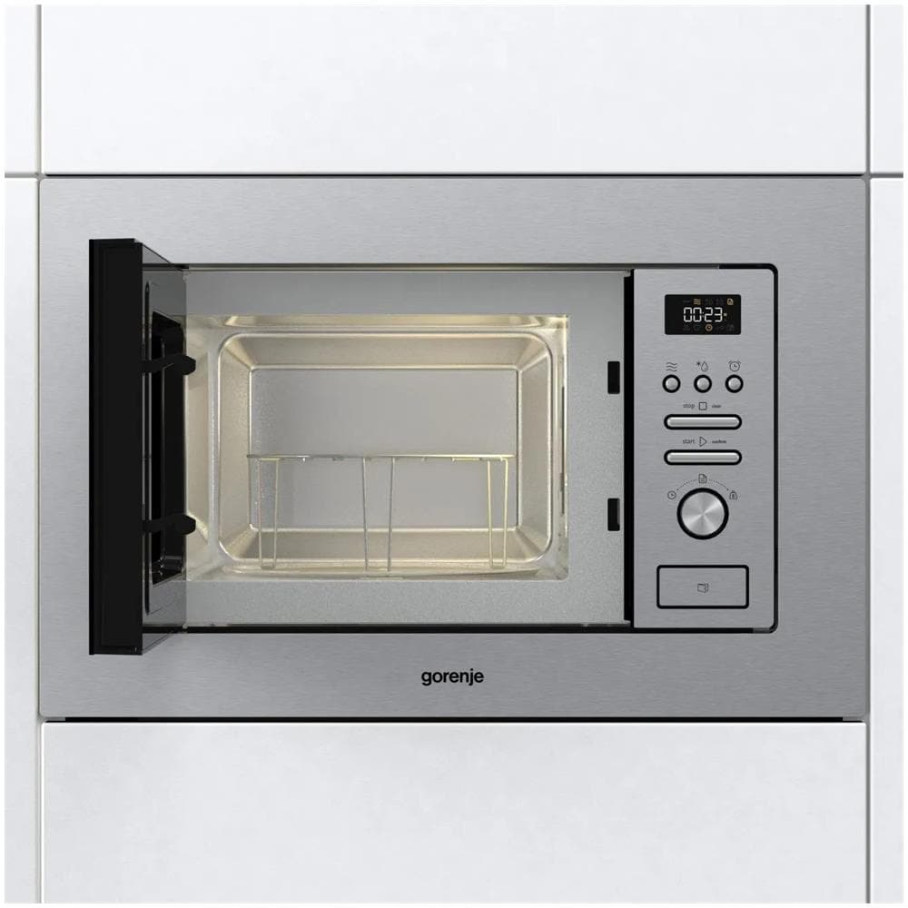 Forno Microonde ad Incasso BM201AG1X con Grill Capacità 20 Litri Potenza 800 Watt Colore Acciaio Inox - Foto 2