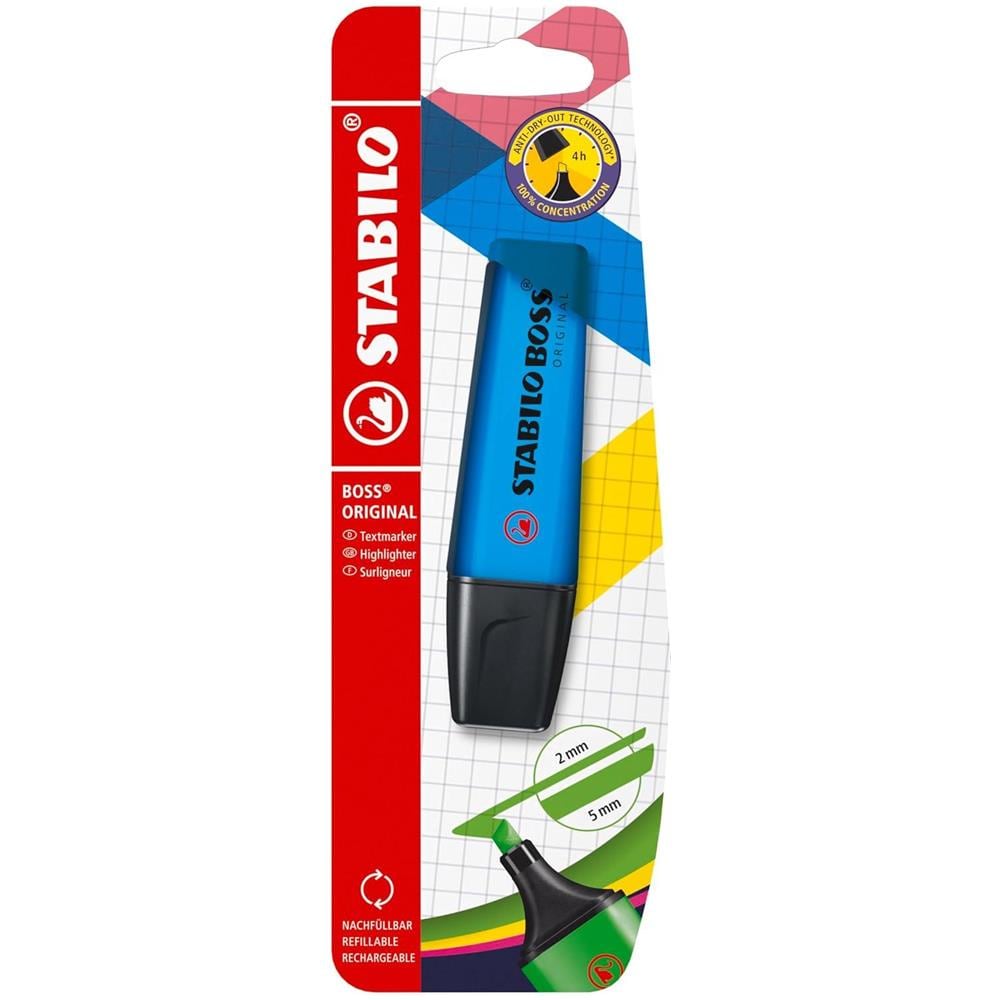 BOSS ORIGINAL - Evidenziatore - Pack da 1 - Blu - Foto 1