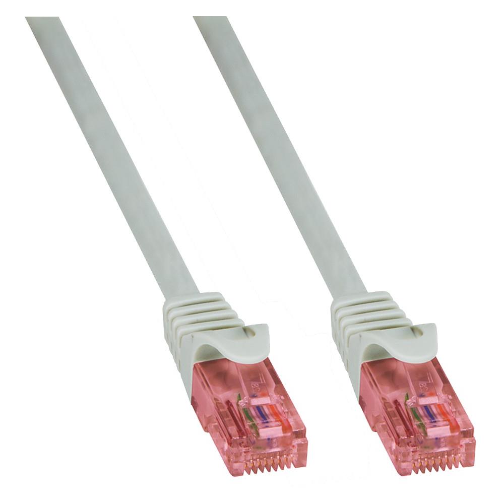 ICOC LU6-030 - Cavo di Rete Patch in Rame Cat. 6 Grigio U / UTP LSZH 3m - Foto 2