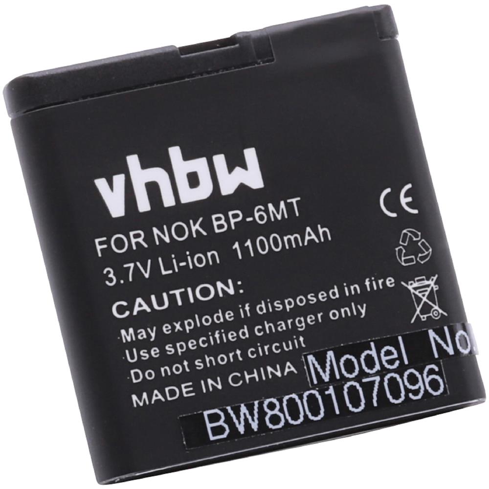 Li-ioni Batteria 1100mah (3.7v) Per Cellulare Telefono Smartphone Nokia 5610, 6110 Navigator, 6500 Slide, 6720, 6720 Classic Come Bp-6mt, Bl-6mt. - Foto 2