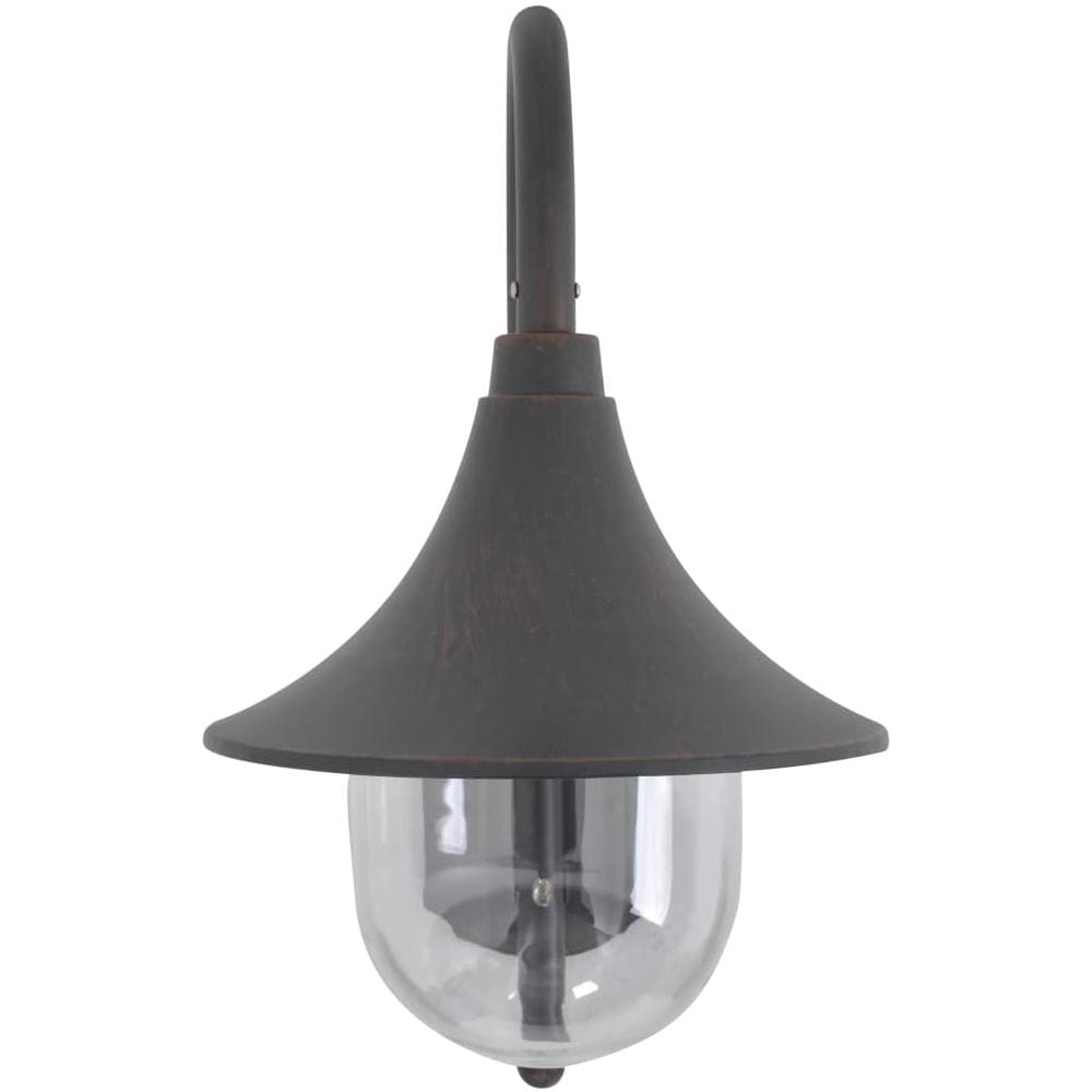 Lampada Da Parete Da Giardino E27 42 Cm Alluminio Bronzo - Foto 2