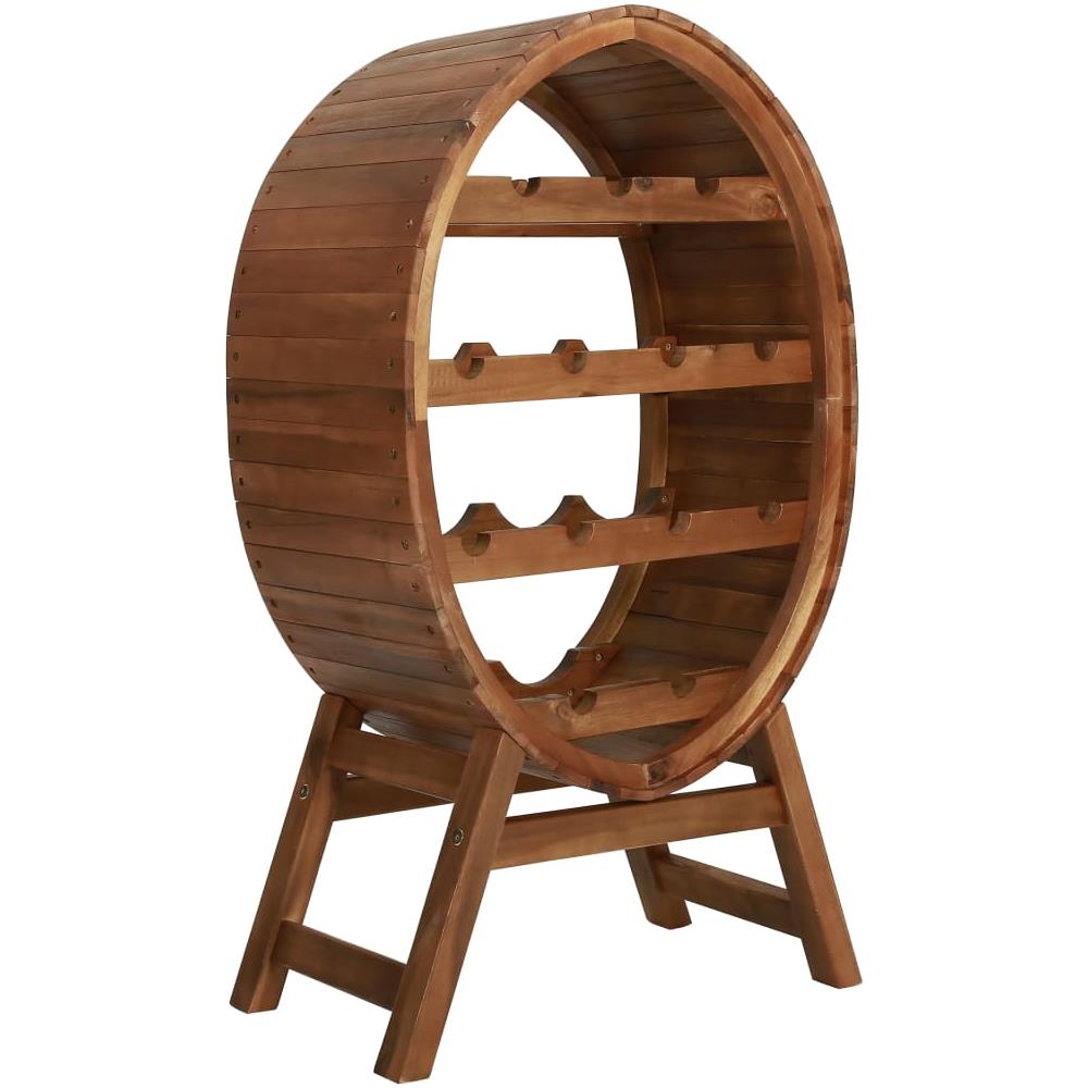 Portavini Da 13 Bottiglie In Legno Massello D'acacia - Foto 1