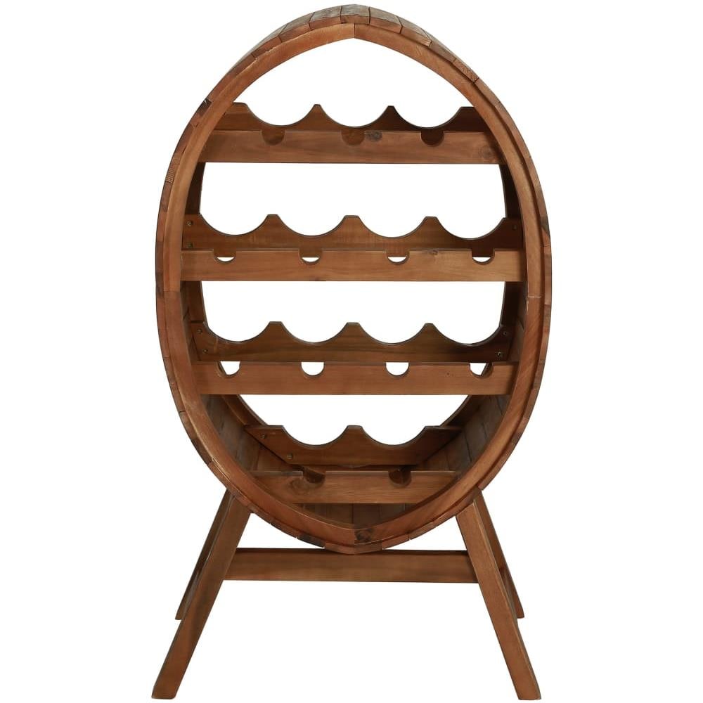 Portavini Da 13 Bottiglie In Legno Massello D'acacia - Foto 2