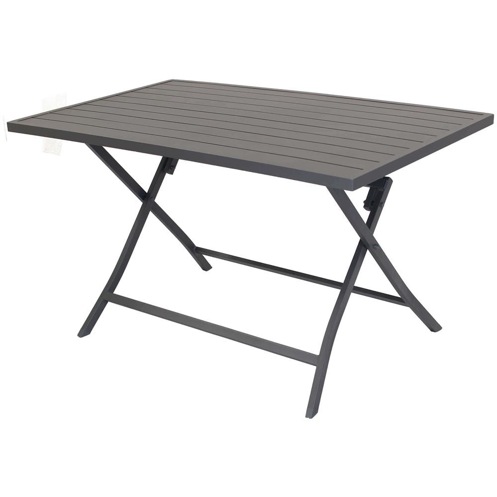 Abelus - Tavolo Da Giardino Pieghevole Salvaspazio In Alluminio - Foto 1