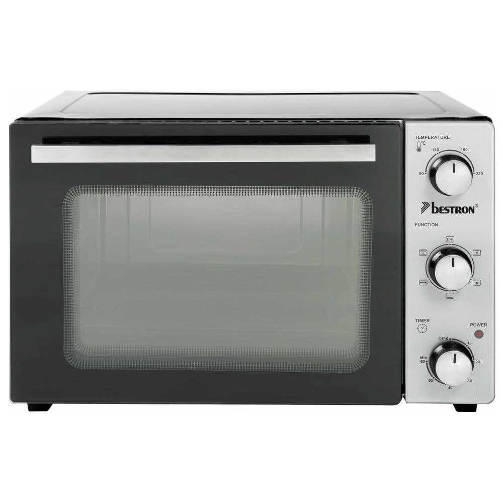 BESTRON - AOV31PS Fornetto Elettrico Multifunzione Capacità 31 Litri  Potenza 1500 Watt Colore Acciaio Inossidabile - ePRICE