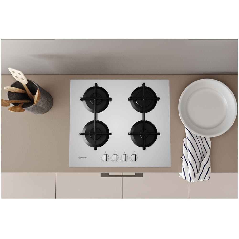 Piano Cottura ING 61T / WH a Gas 4 Fuochi Gas Colore Bianco - Foto 3