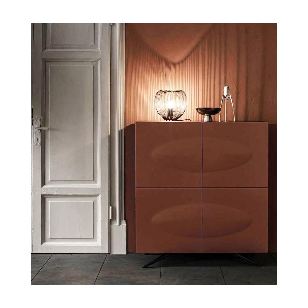 Lampada Da Tavolo Stile Moderno In Nero H 25 - Foto 1