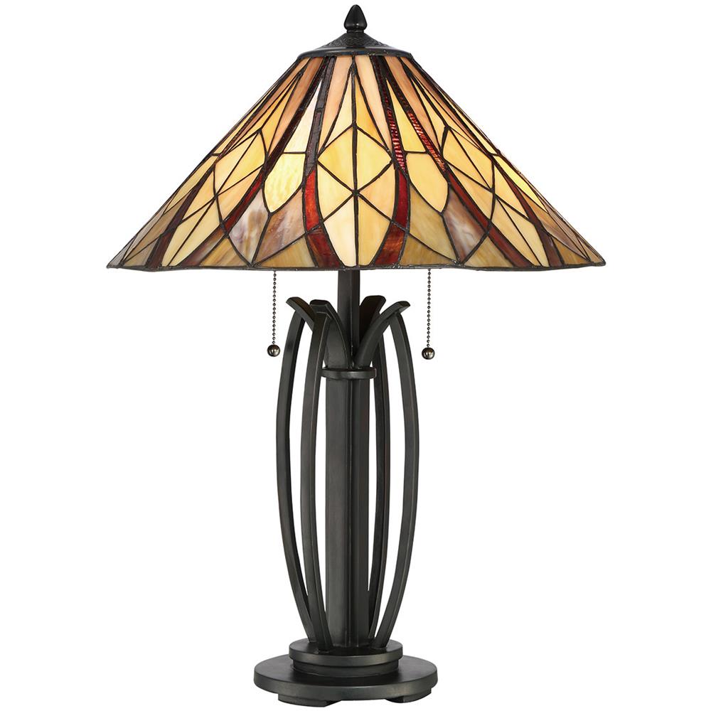 Lampada Da Tavolo Tiffany, Valiant Bronze, E27 - Foto 1