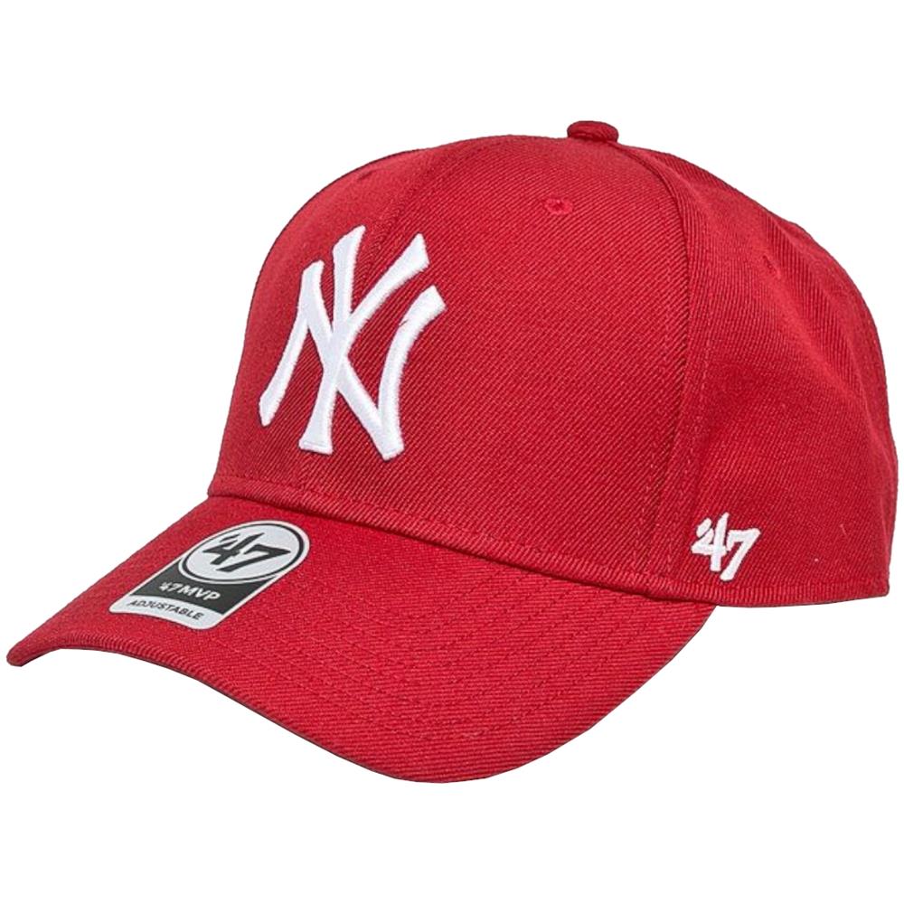 New York Yankees Mvp Cap, Unisex, Rosso, Tappi - Foto 1