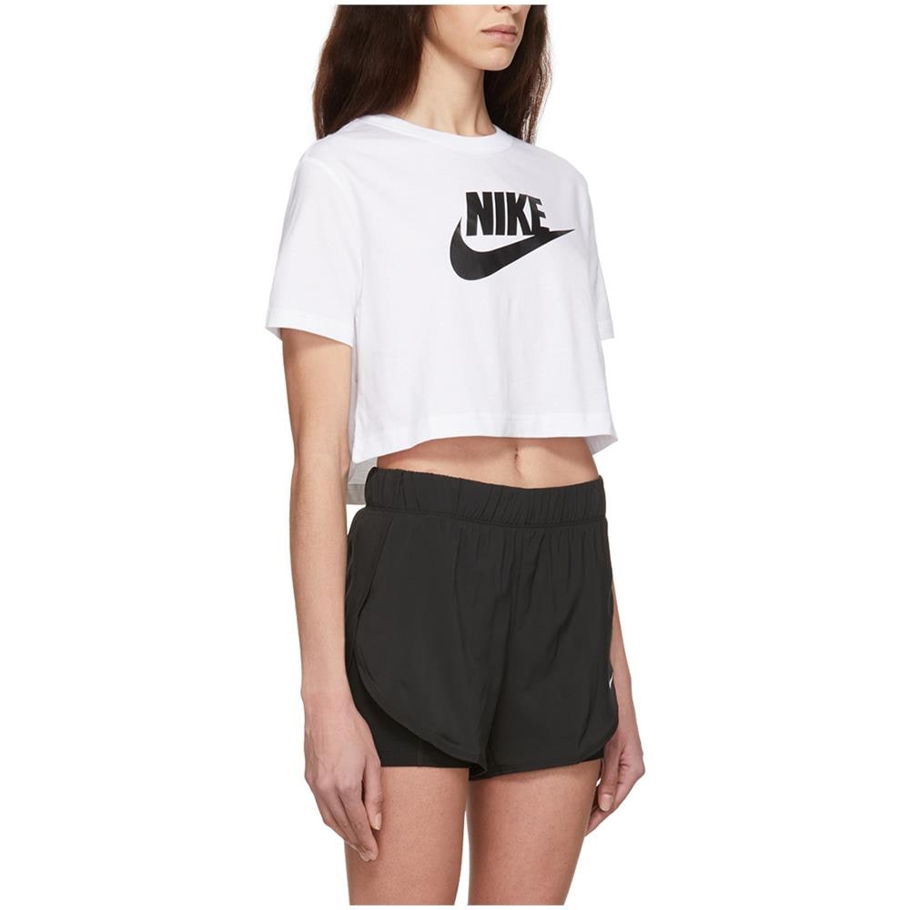 Top Donna Sportswear Essential Bianco Taglia L Codice Bv6175-100 - Foto 2