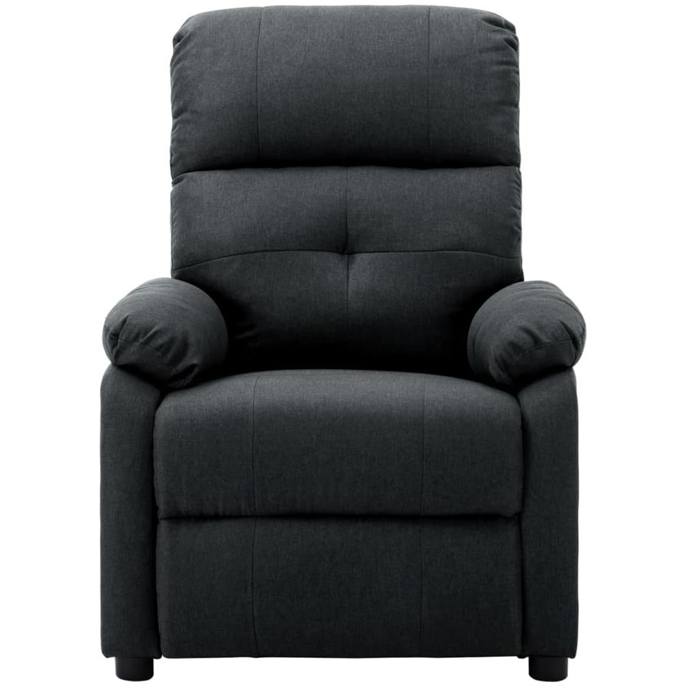 Poltrona Elettrica Reclinabile Grigio Scuro in Tessuto - Foto 2