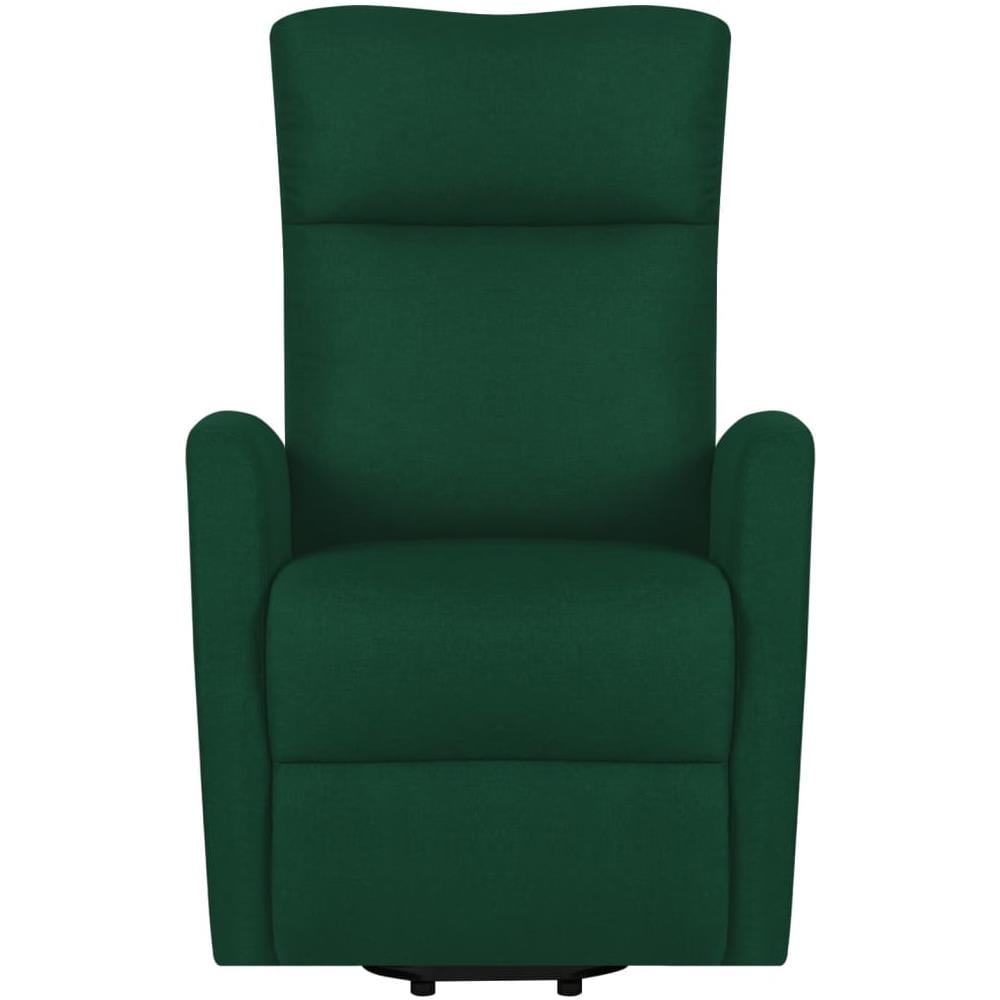 Poltrona Alzapersona Verde Scuro Tessuto - Foto 3