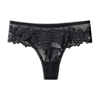 Slip Donna Vita Alta In Pizzo – Confezione 5 Pezzi – Intimo Morbido E Modellante – Taglie S-XL