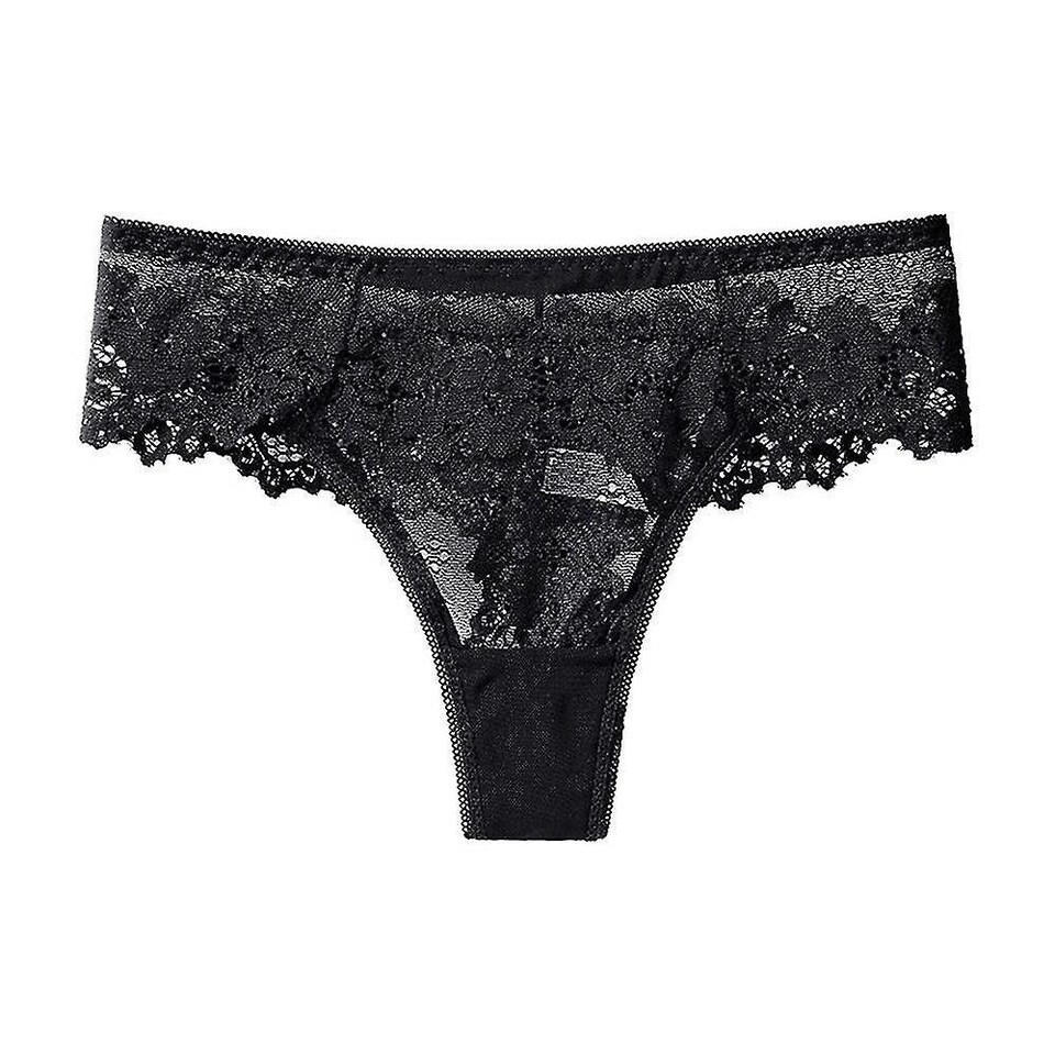 Slip Donna Vita Alta In Pizzo – Confezione 5 Pezzi – Intimo Morbido E Modellante – Taglie S-XL