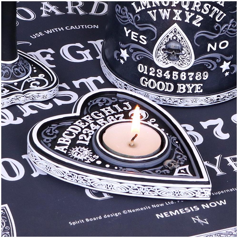 Nemesis Now - Spirit Board - Porta Luce Del Tè In Bianco E Nero 9.5cm - Foto 5