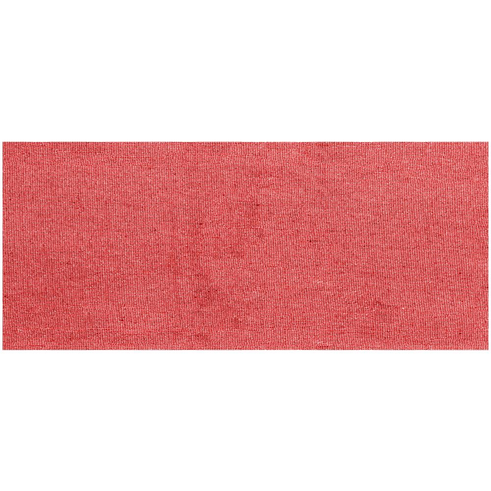 Tappeto Passatoia Con Retro Antiscivolo Disegno Tinta Unita Joychrist Rosso 50x50 Rosso - Foto 2