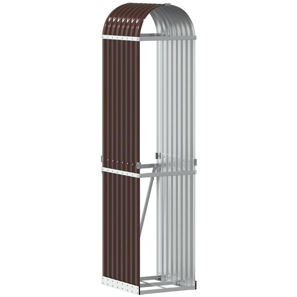 Portaceppi Marrone 40x45x170 Cm In Acciaio Zincato - Foto 2