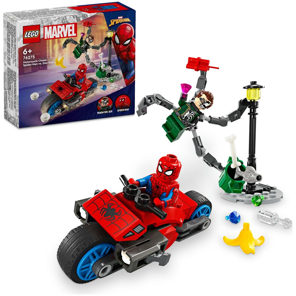 76275 Marvel Inseguimento sulla Moto: Spider-Man vs. Doc Ock - Foto 2