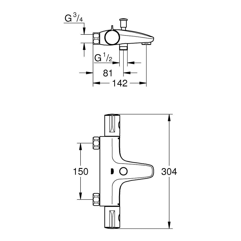 Grohtherm 800 Cromo - Foto 2